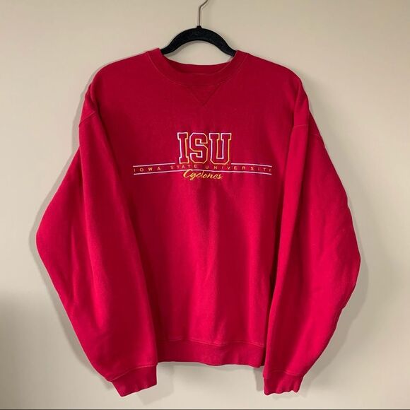 Gear For Sports Tops - Gear Iowa State University Embroidered Crewneck